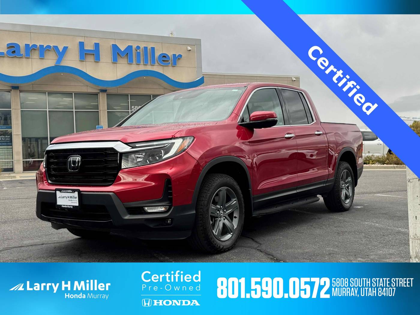 2023 Honda Ridgeline RTL-E — Pickup Truck — 18,763 mi — Murray, UT