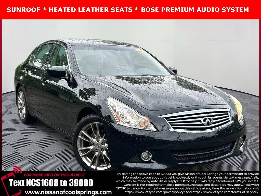 2011 INFINITI G G37 — Sedan — 138,806 mi — Franklin, TN