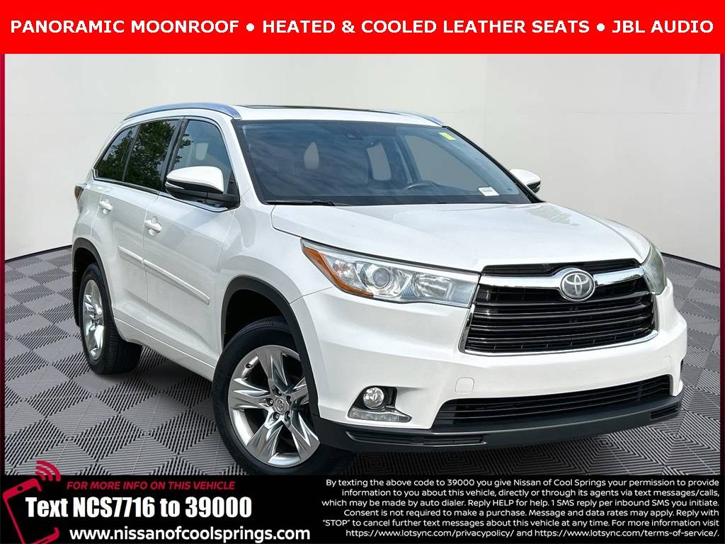 2015 Toyota Highlander Limited — SUV — 196,789 mi — Franklin, TN