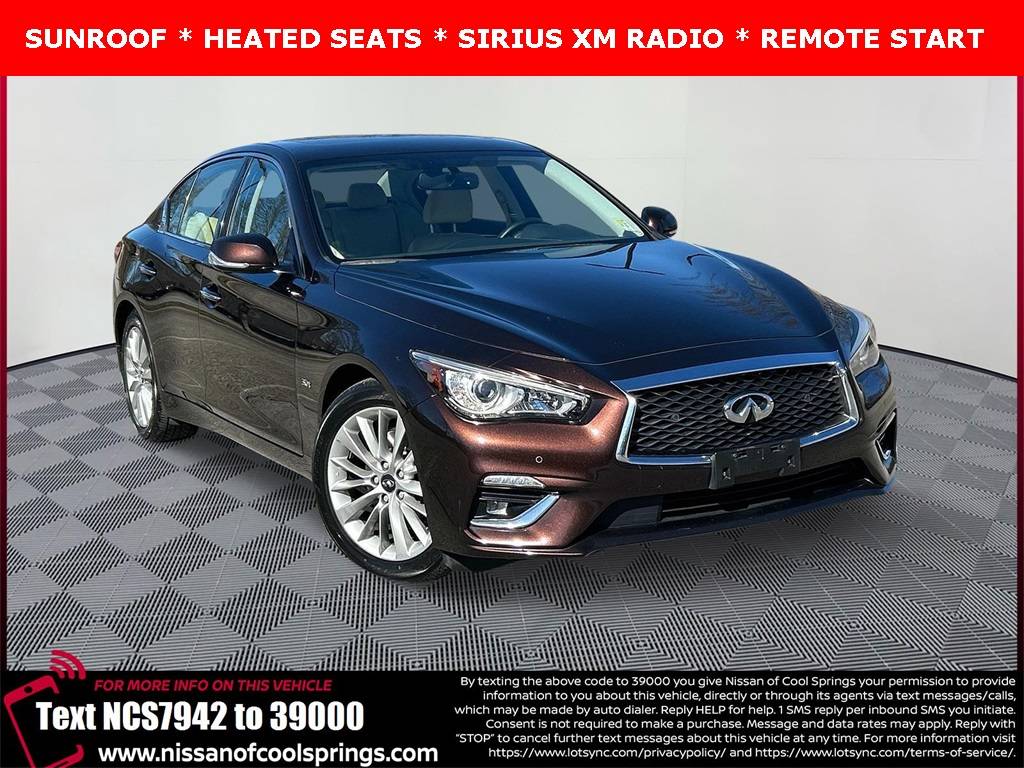 2019 INFINITI Q50 3.0t LUXE — Sedan — 57,584 mi — Franklin, TN