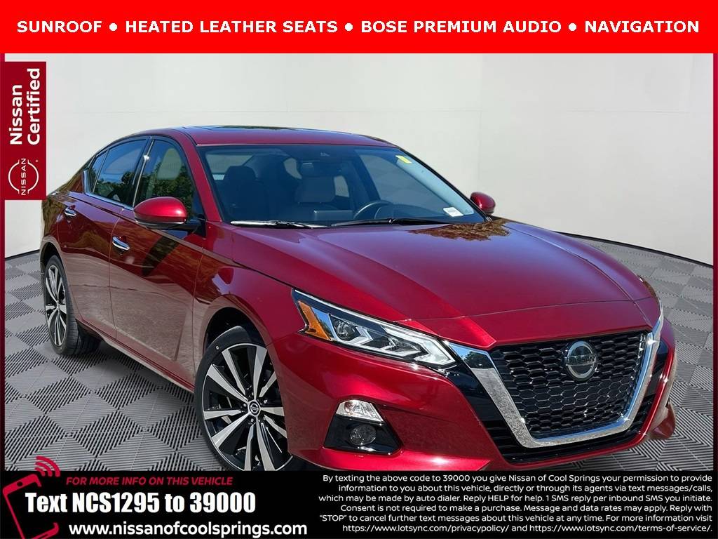 2021 Nissan Altima Platinum — Sedan — 50,695 mi — Franklin, TN