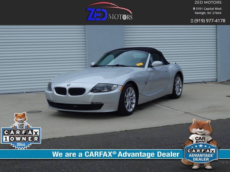 2007 BMW Z4 3.0i — Convertible — 49,212 mi — Raleigh, NC