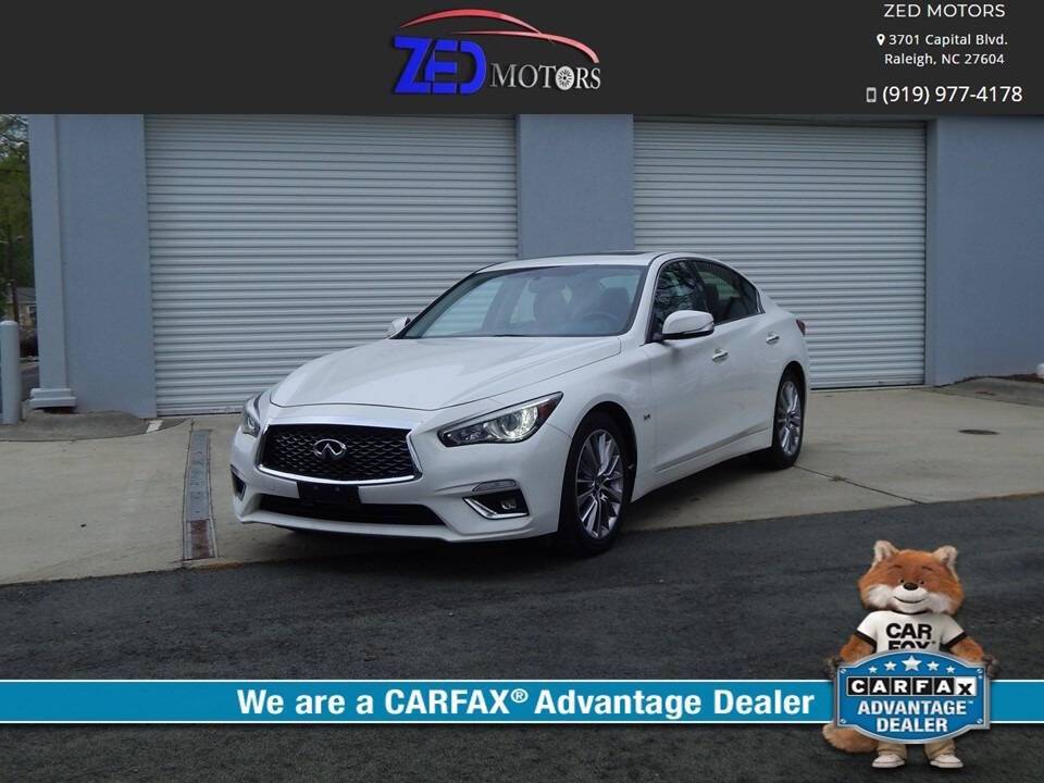 2018 INFINITI Q50 3.0t LUXE — Sedan — 119,747 mi — Raleigh, NC