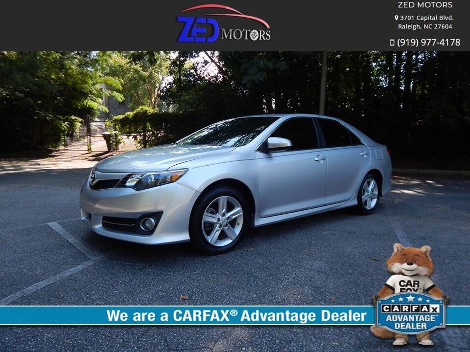 2013 Toyota Camry SE — Sedan — 72,544 mi — Raleigh, NC
