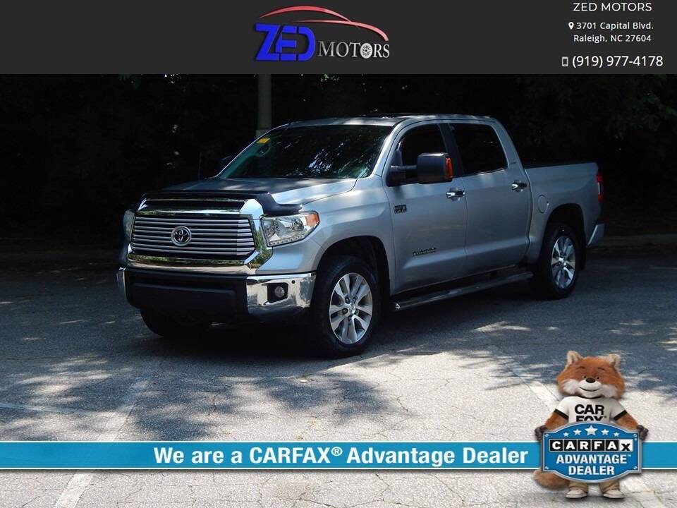2017 Toyota Tundra Limited — Pickup Truck — 109,118 mi — Raleigh, NC