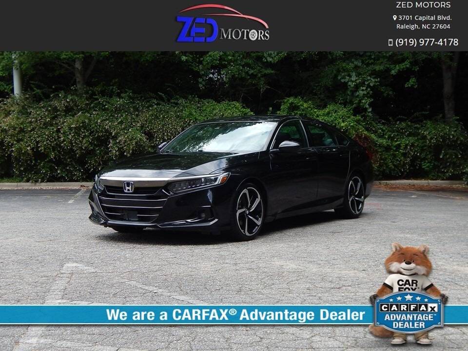 2021 Honda Accord Sport — Sedan — 66,423 mi — Raleigh, NC