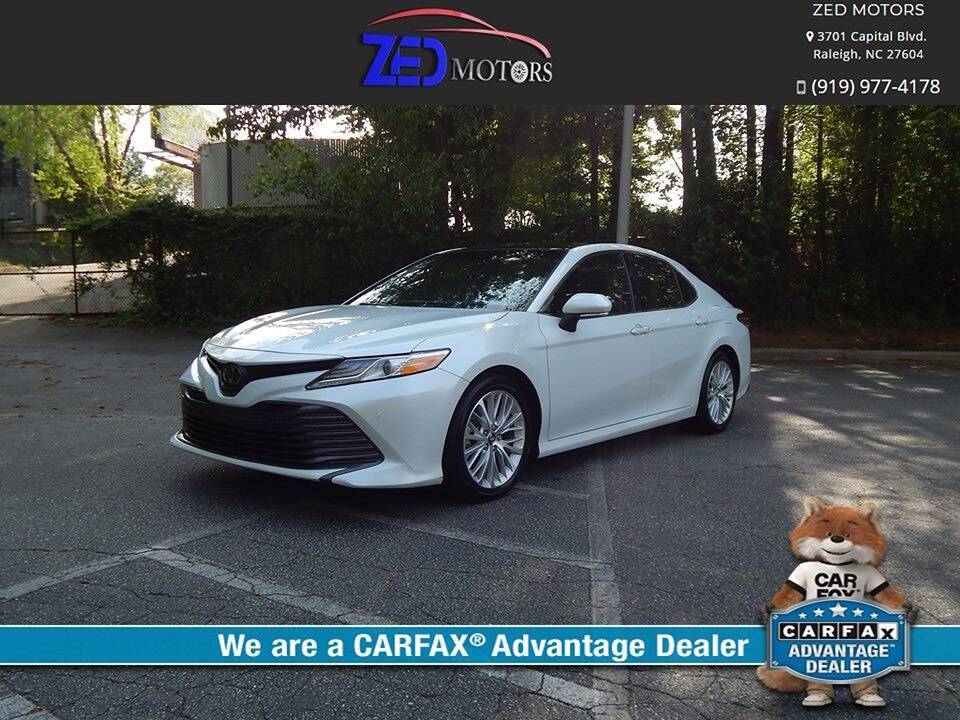 2018 Toyota Camry XLE — Sedan — 82,737 mi — Raleigh, NC
