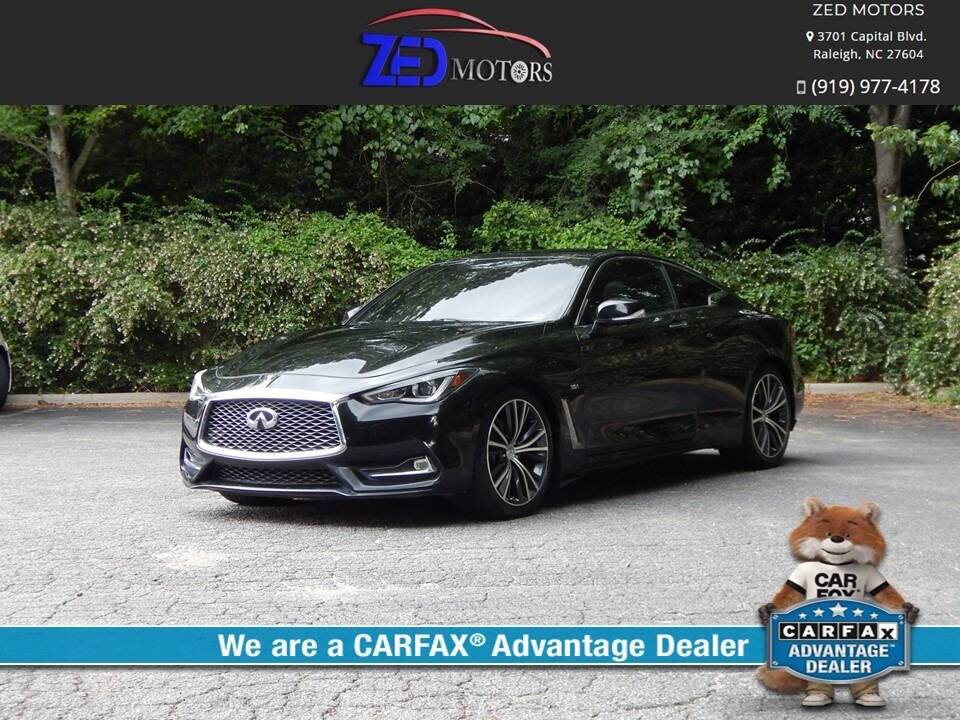 2018 INFINITI Q60 3.0t LUXE — Coupe — 102,291 mi — Raleigh, NC