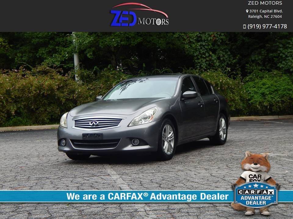 2012 INFINITI G G37x — Sedan — 135,059 mi — Raleigh, NC