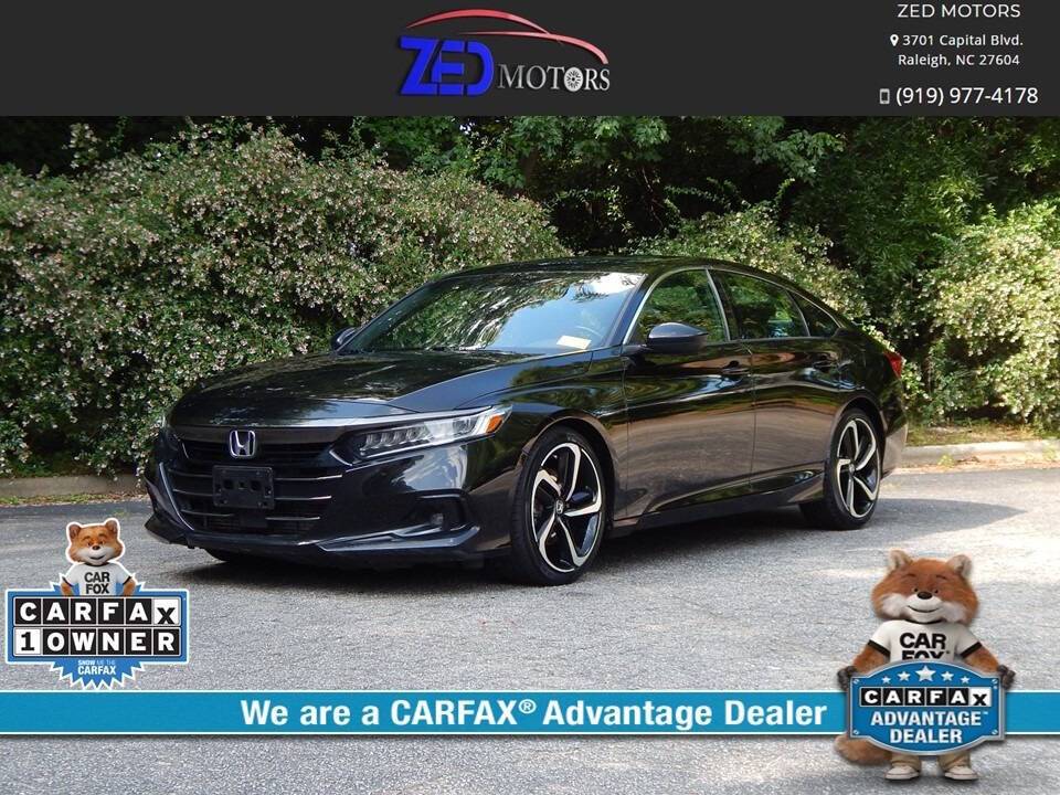 2021 Honda Accord Sport — Sedan — 139,596 mi — Raleigh, NC