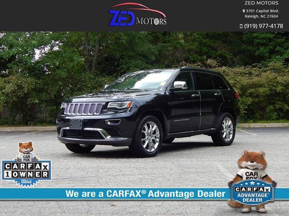 2014 Jeep Grand Cherokee Summit — SUV — 121,213 mi — Raleigh, NC