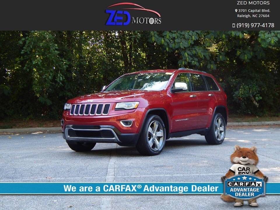 2014 Jeep Grand Cherokee Limited — SUV — 109,910 mi — Raleigh, NC
