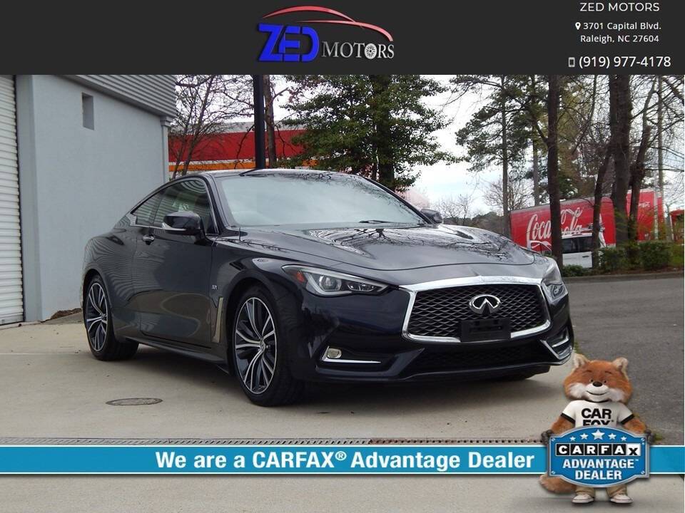 2018 INFINITI Q60 3.0t LUXE — Coupe — 94,915 mi — Raleigh, NC