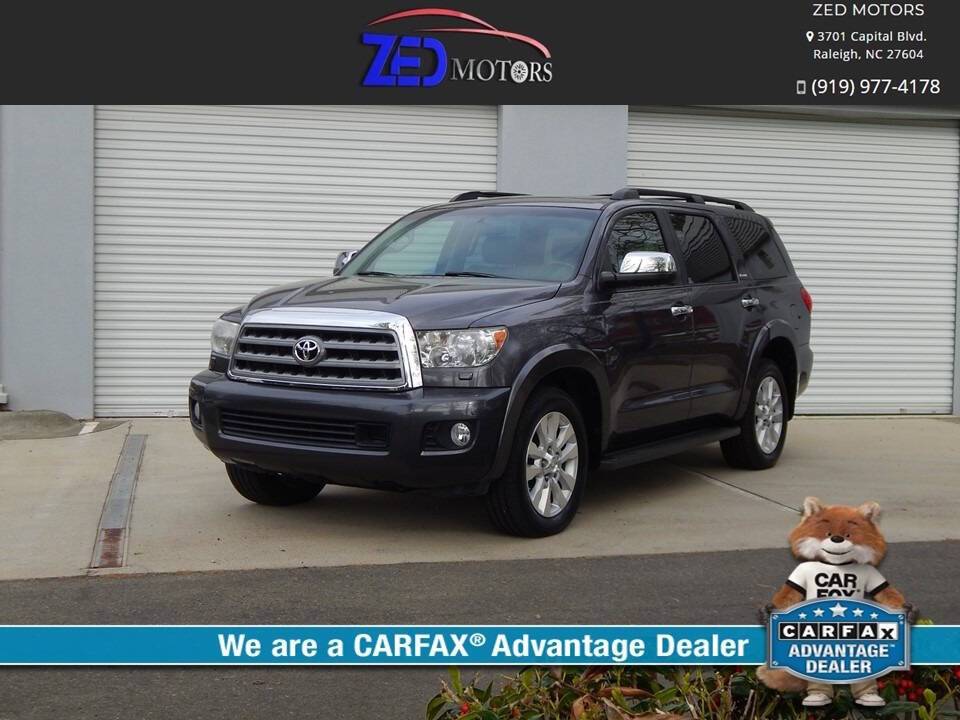 2013 Toyota Sequoia Platinum — SUV — 100,465 mi — Raleigh, NC