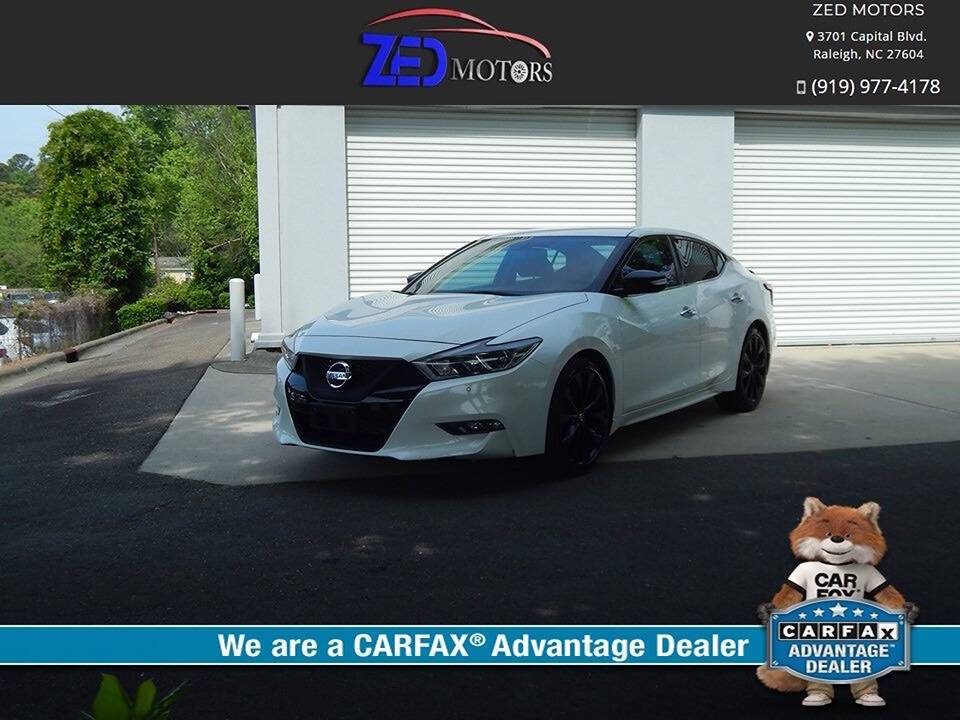 2017 Nissan Maxima SR — Sedan — 55,931 mi — Raleigh, NC