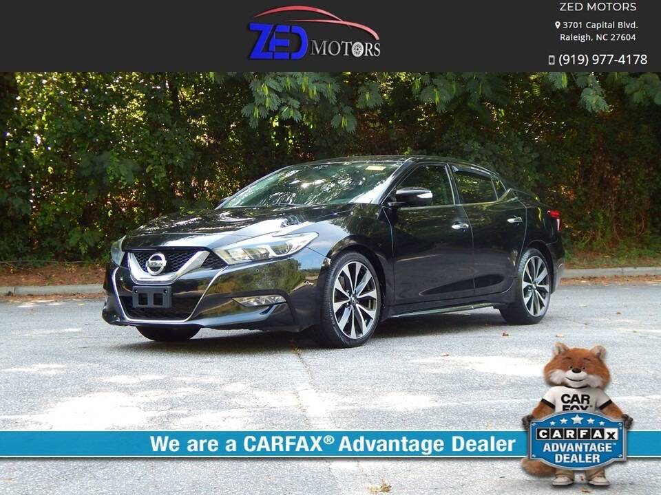 2016 Nissan Maxima SR — Sedan — 75,385 mi — Raleigh, NC