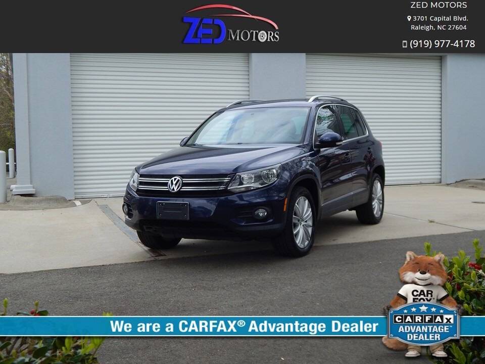 2012 Volkswagen Tiguan SE — SUV — 75,544 mi — Raleigh, NC