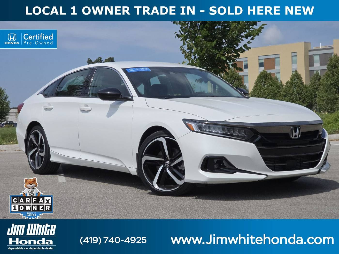 2022 Honda Accord Sport SE — Sedan — 32,904 mi — Maumee, OH
