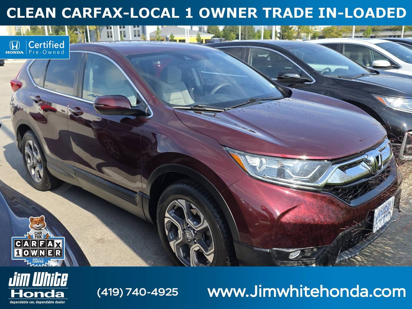 2017 Honda CR-V EX — SUV — 56,181 mi — Maumee, OH