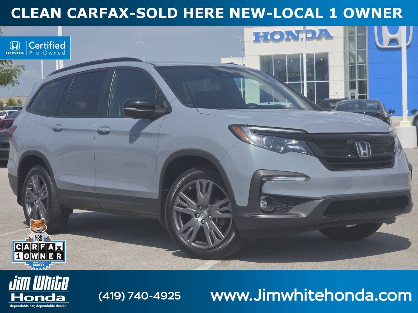 2022 Honda Pilot Sport — SUV — 63,347 mi — Maumee, OH