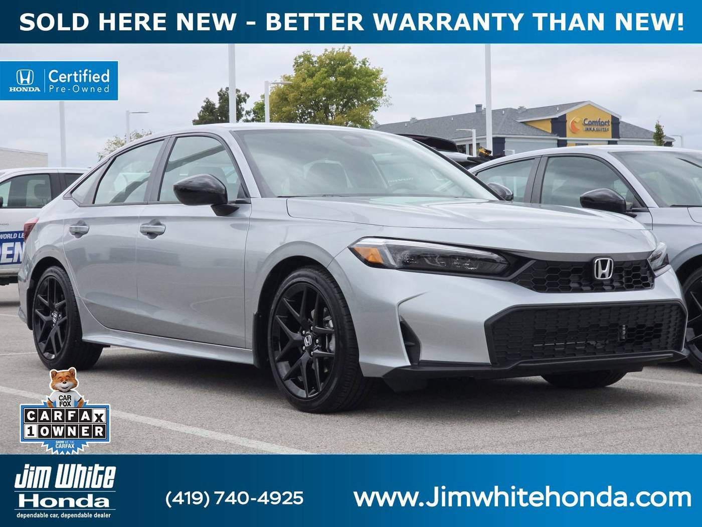 2025 Honda Civic Sport — Sedan — 1,125 mi — Maumee, OH