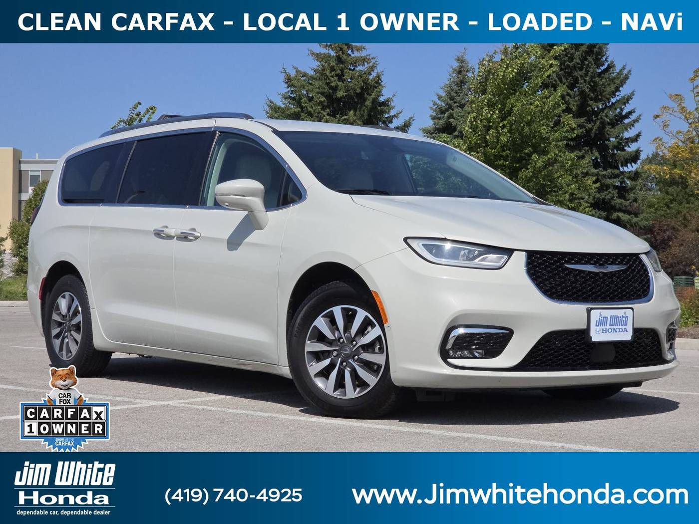 2021 Chrysler Pacifica Touring L — Minivan — 102,558 mi — Maumee, OH
