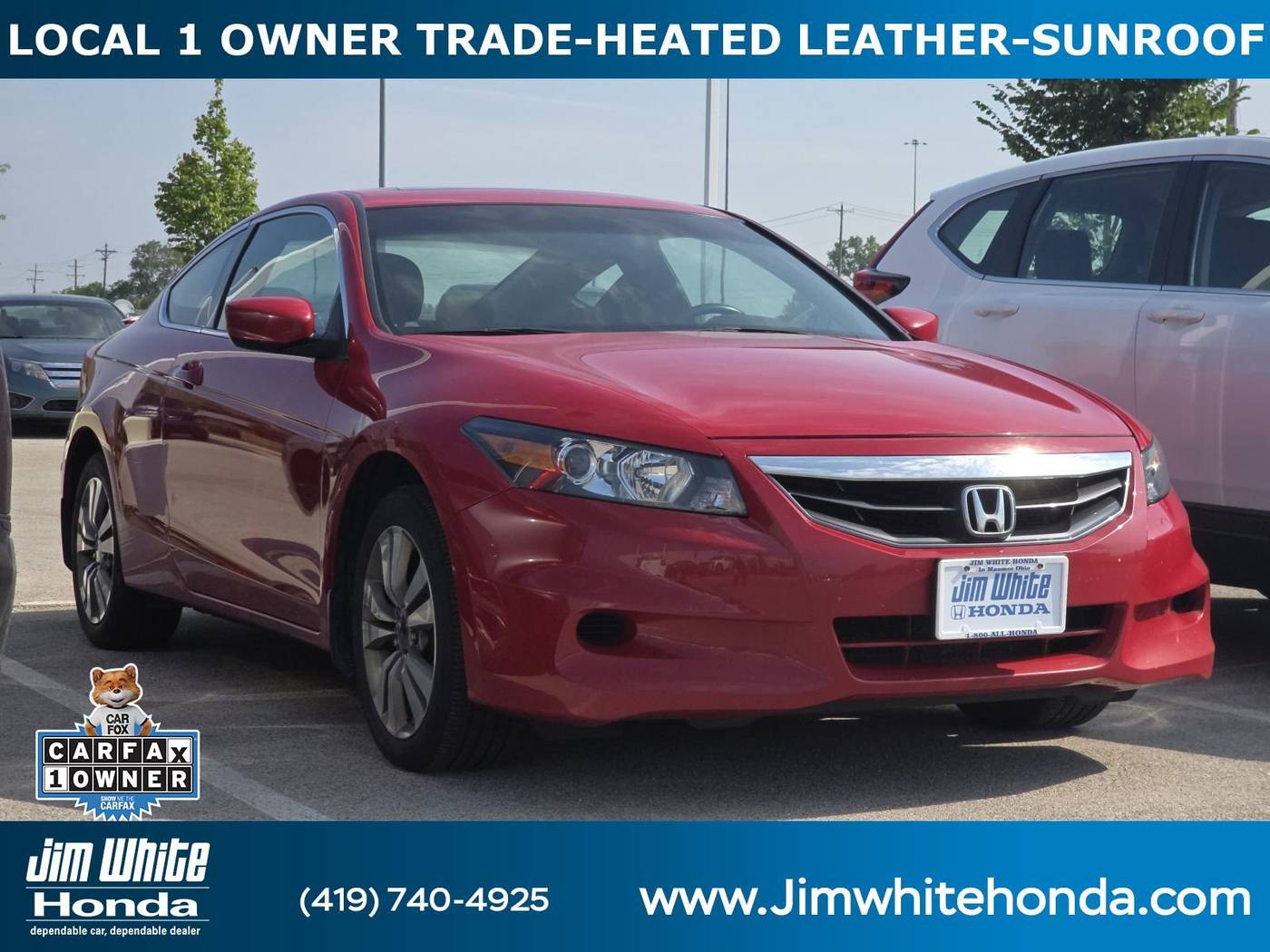 2012 Honda Accord EX-L — Coupe — 123,210 mi — Maumee, OH