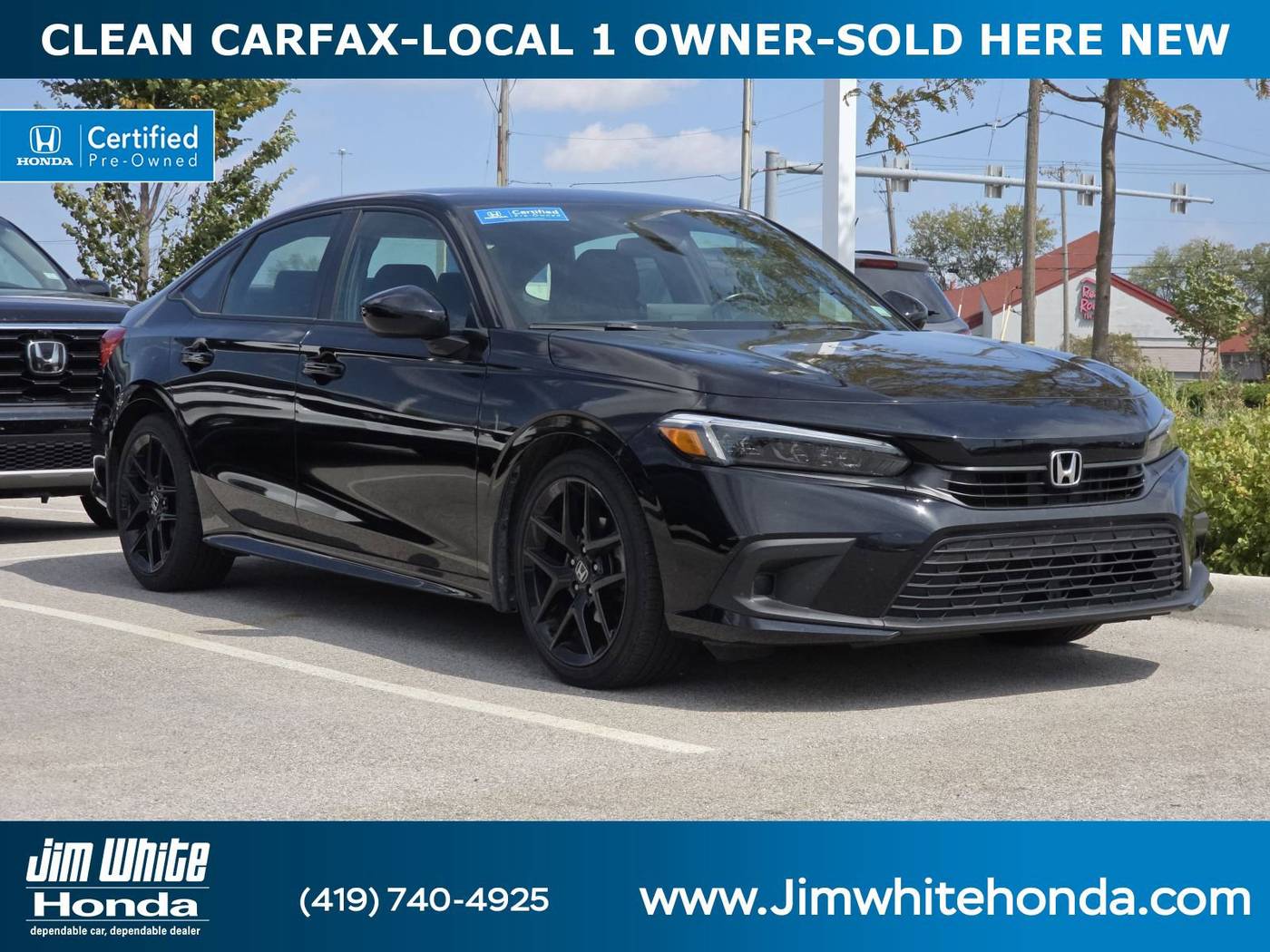 2022 Honda Civic Sport — Sedan — 52,076 mi — Maumee, OH
