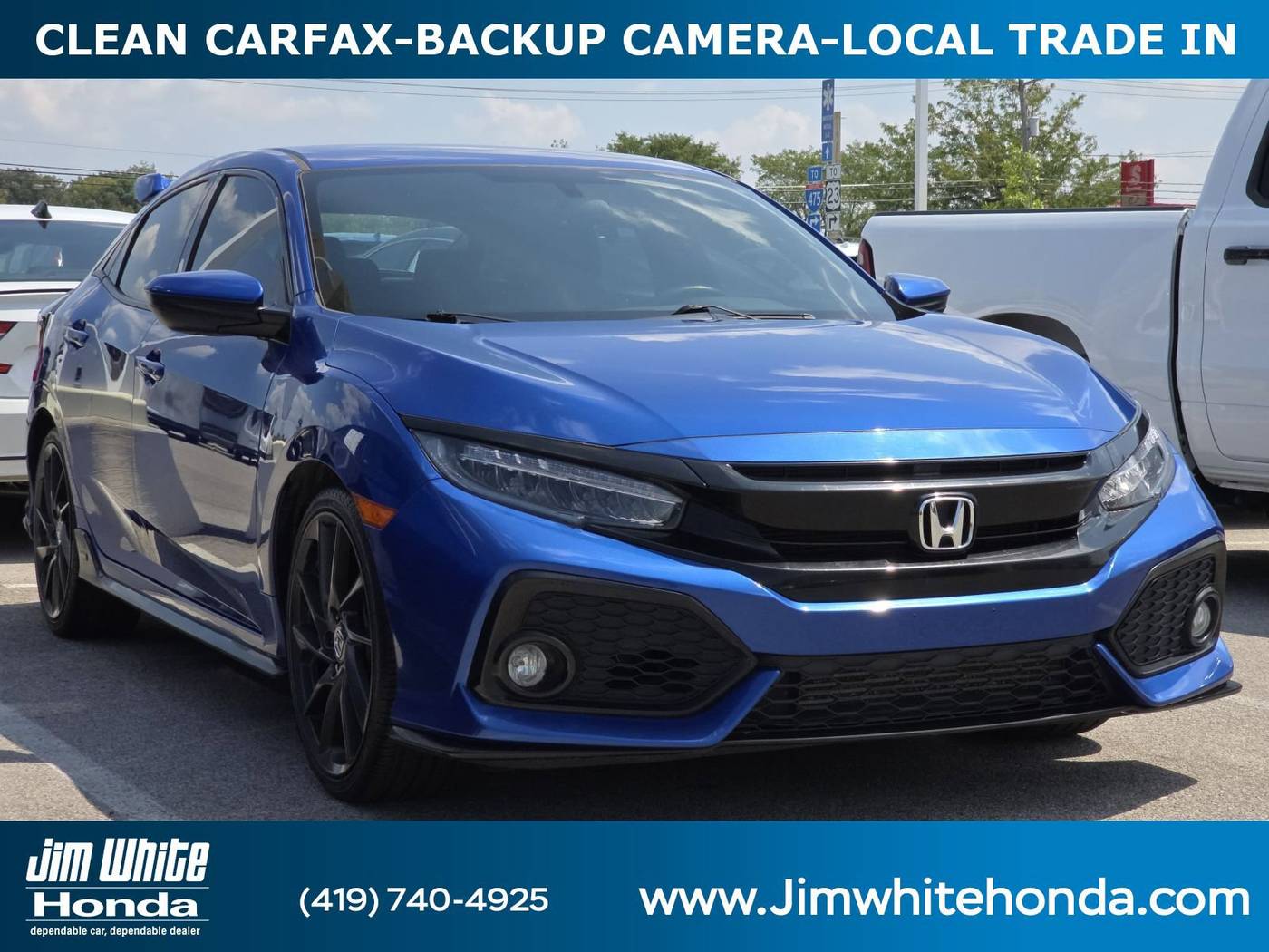 2018 Honda Civic Sport — Hatchback — 67,508 mi — Maumee, OH