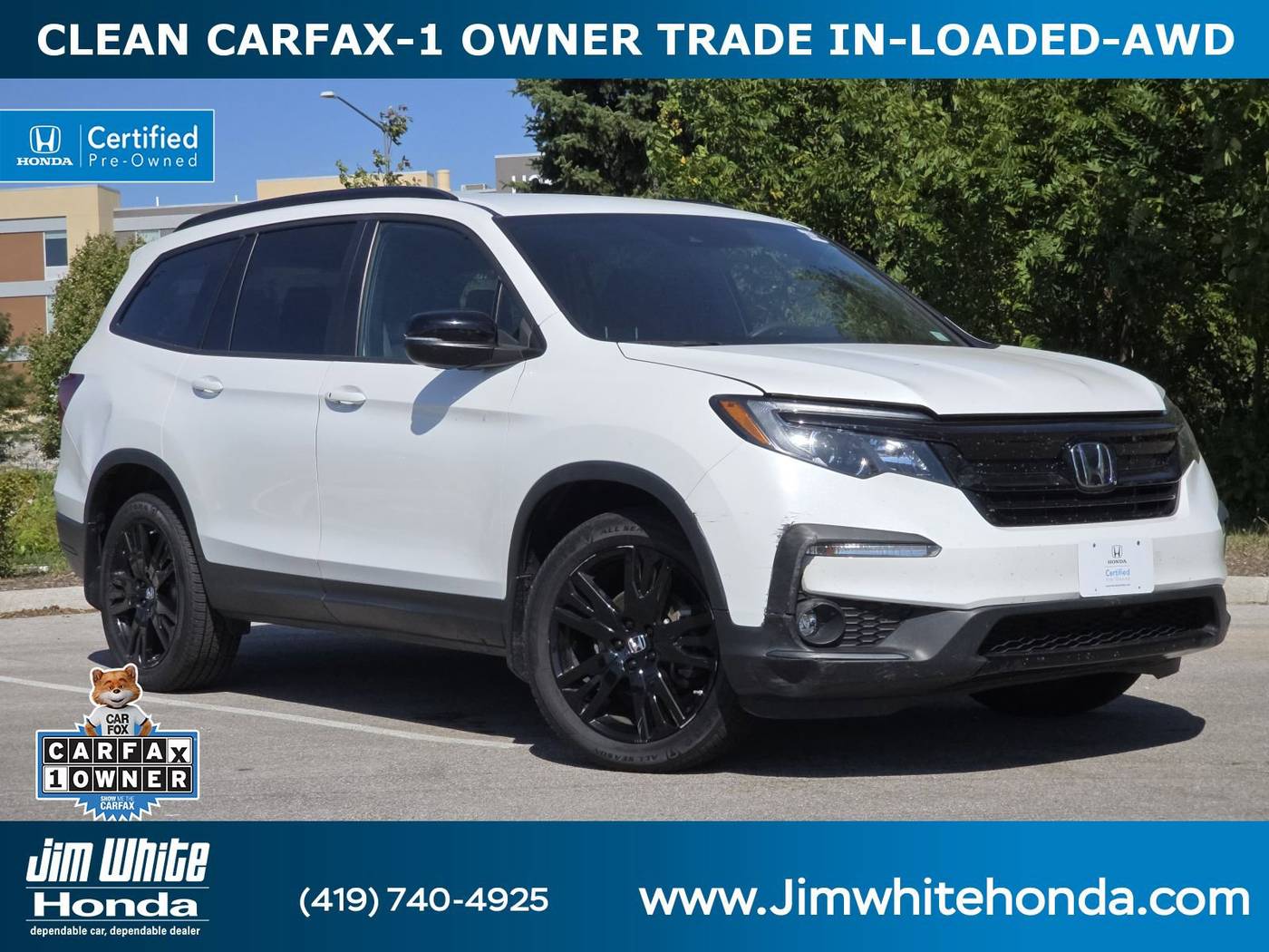2022 Honda Pilot Sport — SUV — 58,655 mi — Maumee, OH