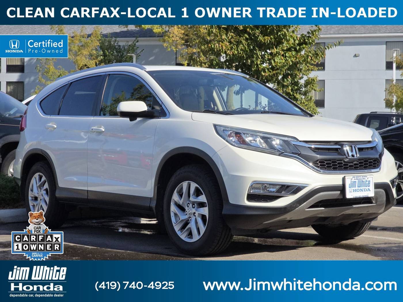 2015 Honda CR-V EX-L — SUV — 124,367 mi — Maumee, OH