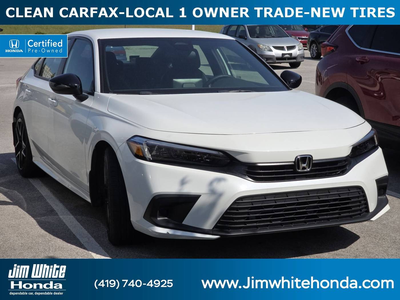 2023 Honda Civic Sport — Sedan — 30,784 mi — Maumee, OH