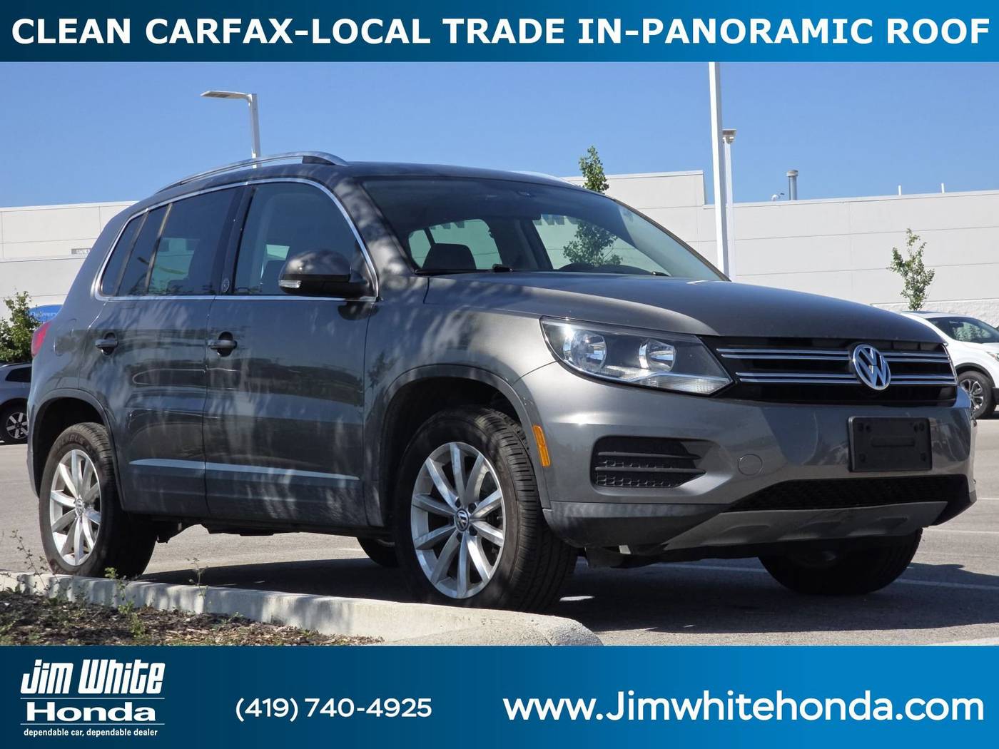2017 Volkswagen Tiguan Wolfsburg Edition — SUV — 83,939 mi — Maumee, OH