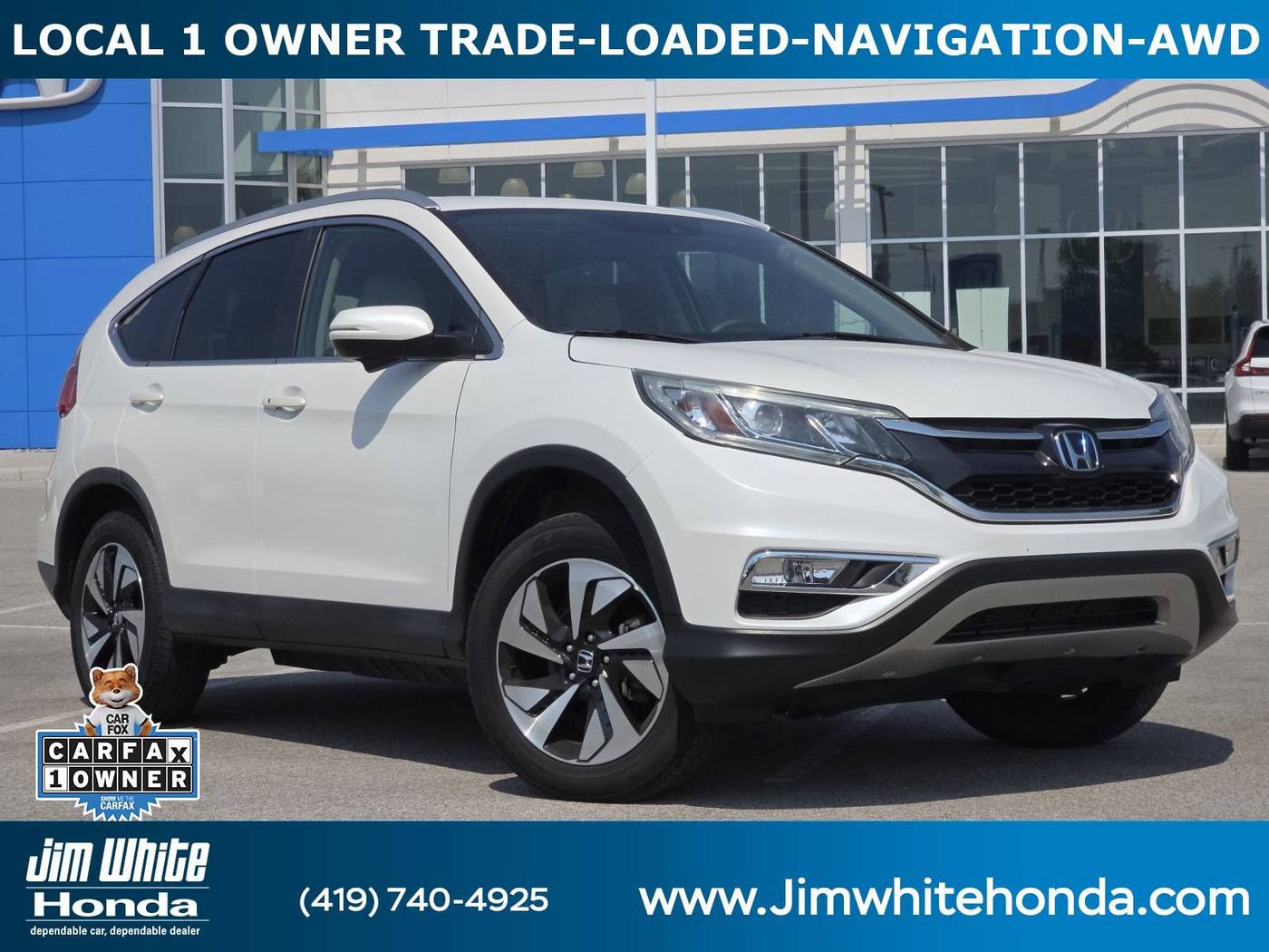 2016 Honda CR-V Touring — SUV — 64,926 mi — Maumee, OH