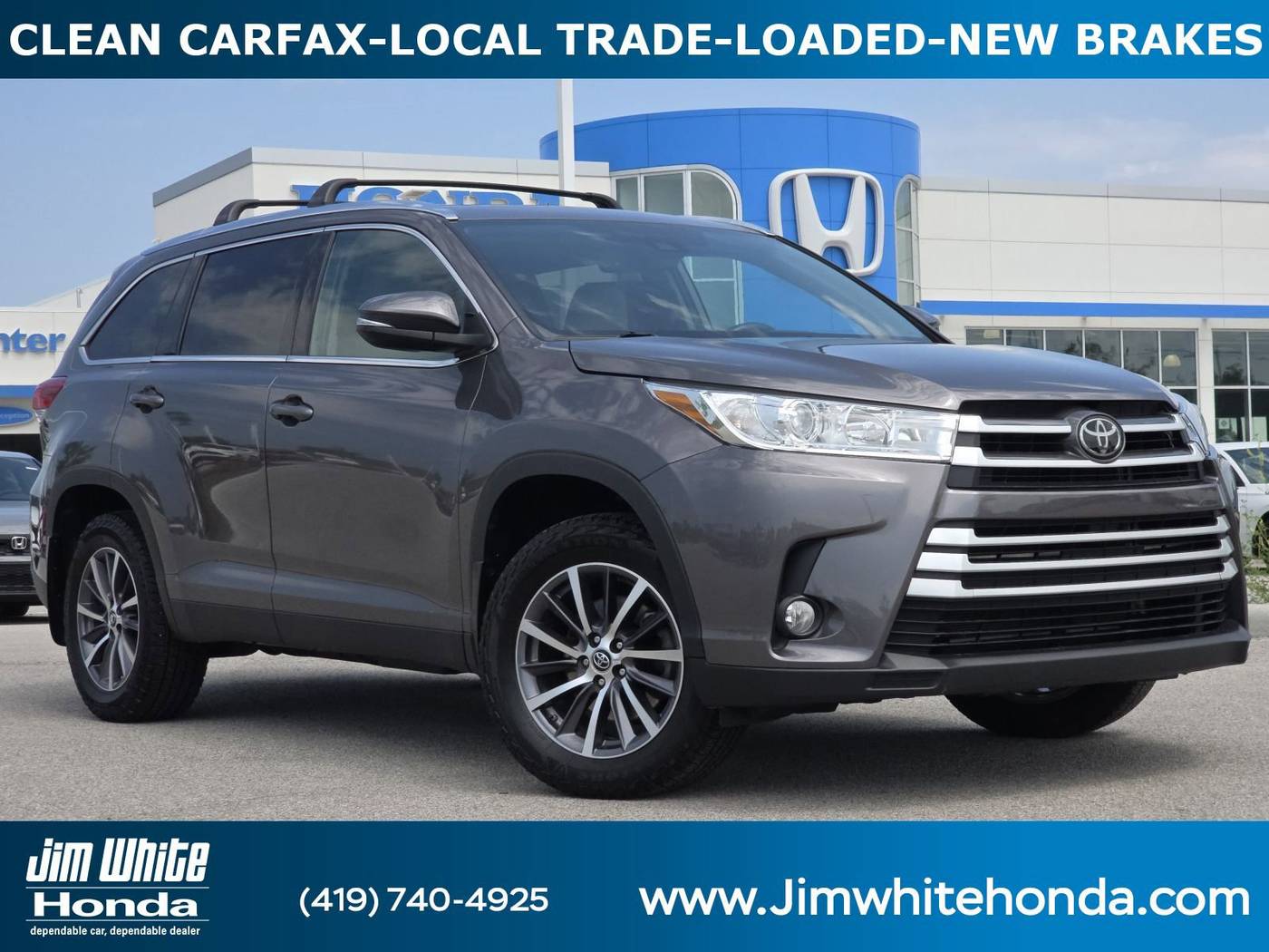 2019 Toyota Highlander XLE — SUV — 67,933 mi — Maumee, OH