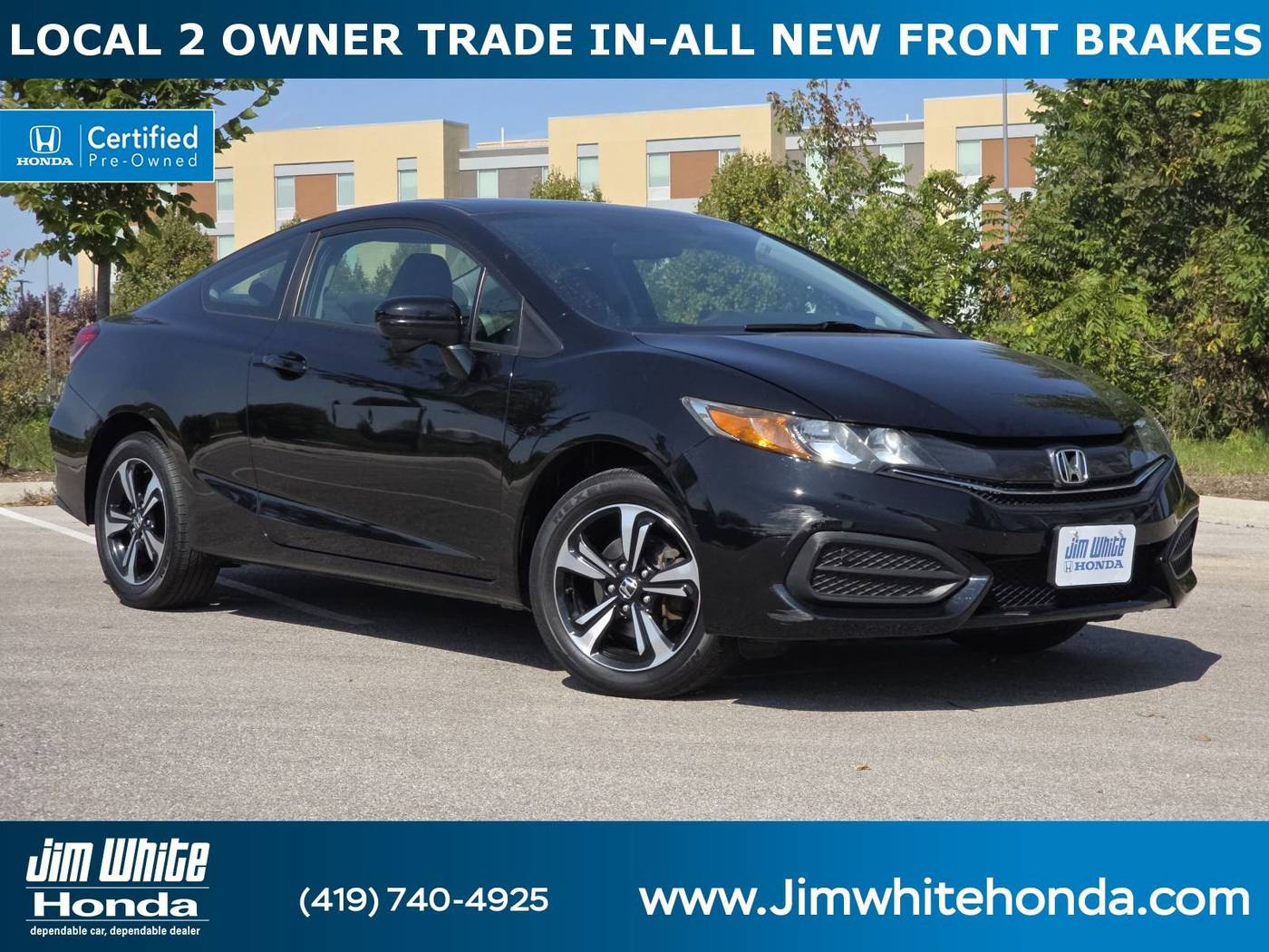 2015 Honda Civic EX — Coupe — 73,095 mi — Maumee, OH