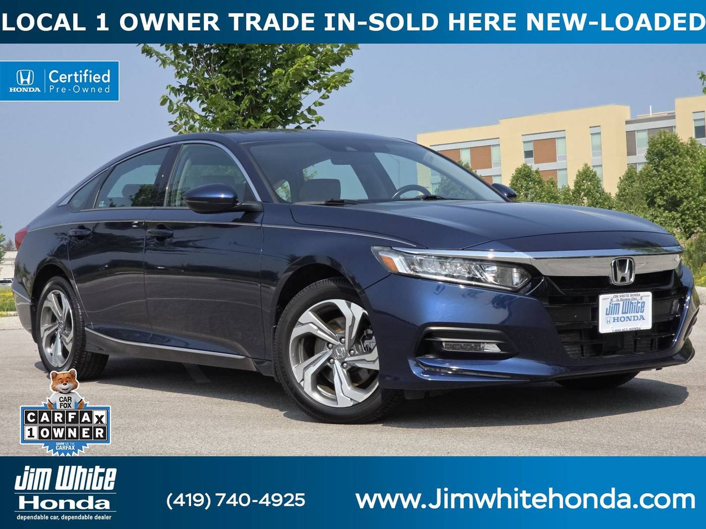 2018 Honda Accord EX-L — Sedan — 163,124 mi — Maumee, OH