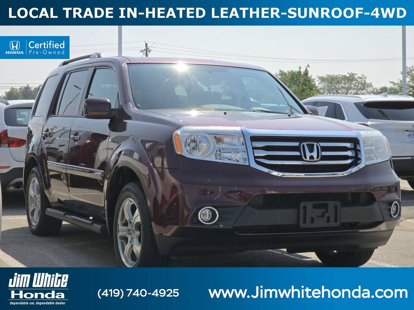 2015 Honda Pilot EX-L — SUV — 92,639 mi — Maumee, OH