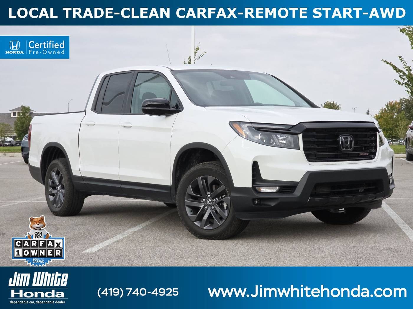 2023 Honda Ridgeline Sport — Pickup Truck — 25,467 mi — Maumee, OH