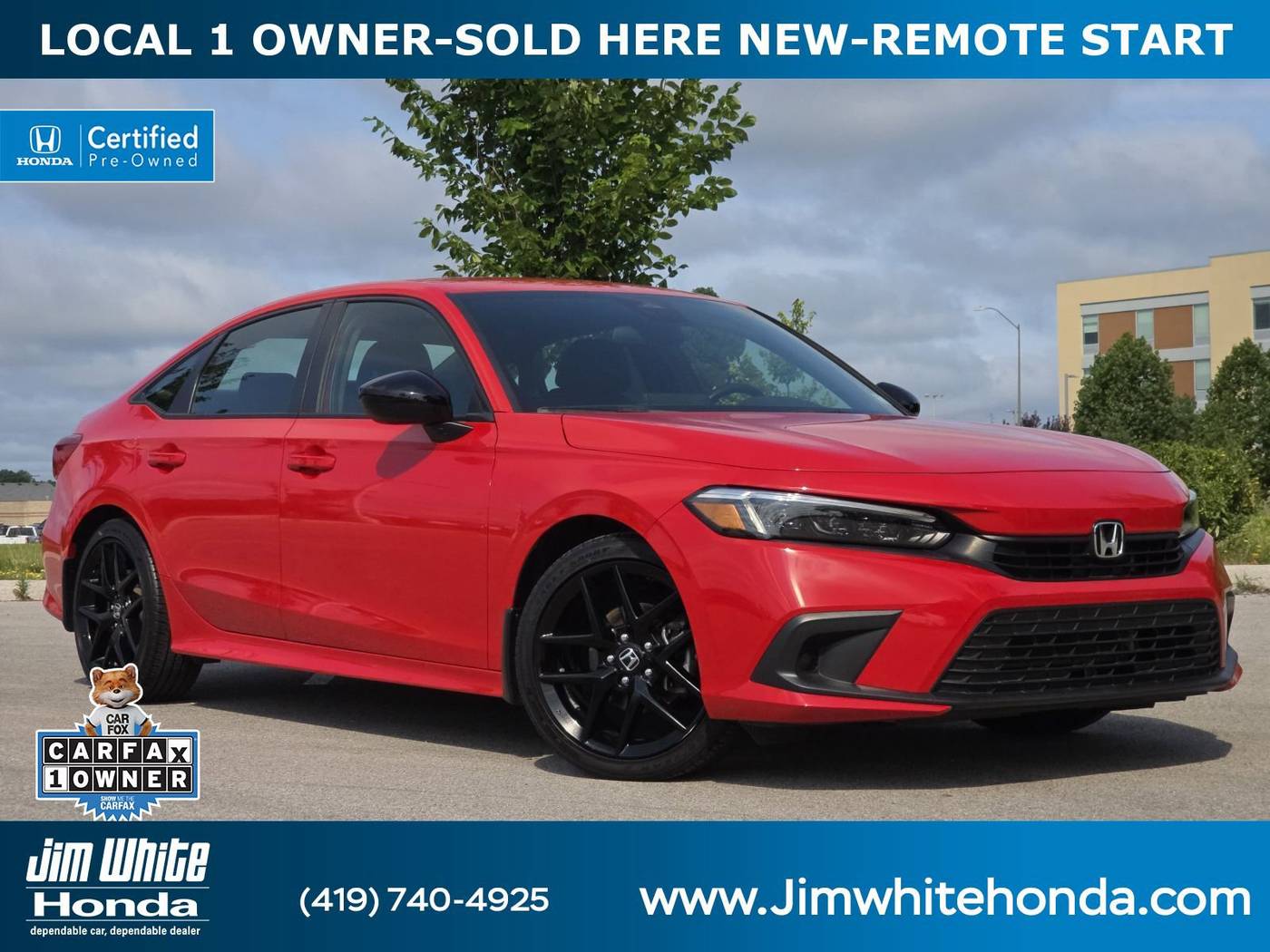 2022 Honda Civic Sport — Sedan — 31,104 mi — Maumee, OH