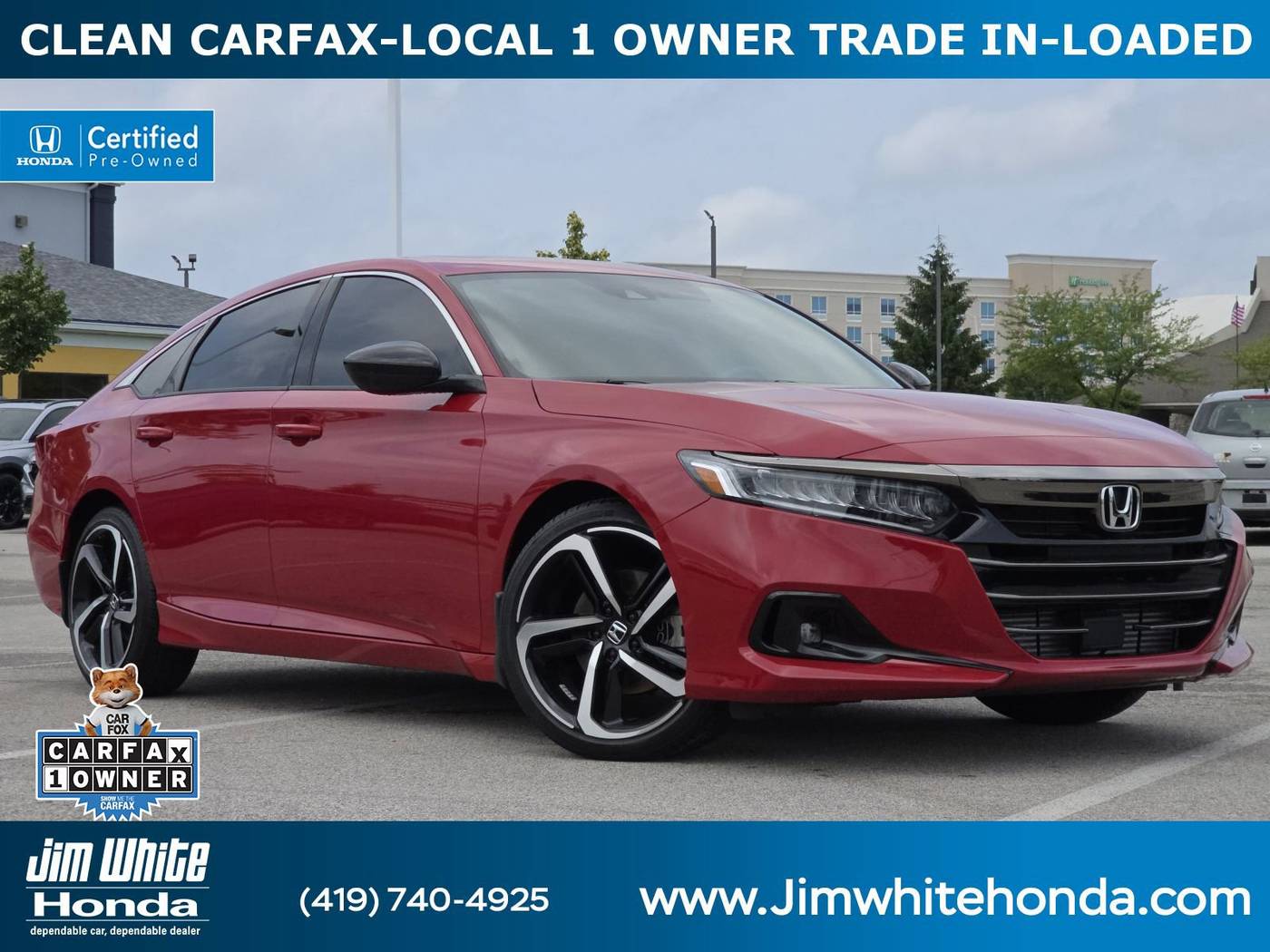 2022 Honda Accord Sport — Sedan — 22,403 mi — Maumee, OH