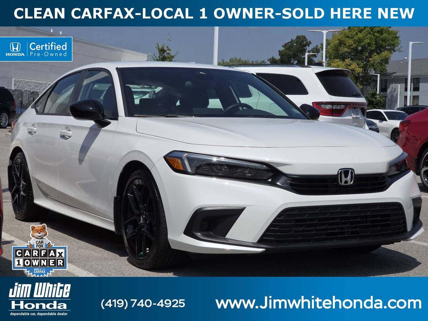 2022 Honda Civic Sport — Sedan — 26,733 mi — Maumee, OH