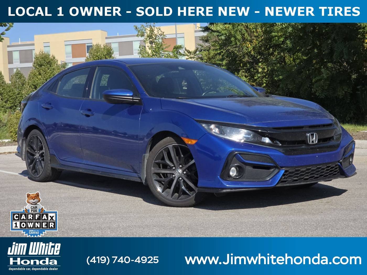 2020 Honda Civic Sport — Hatchback — 81,855 mi — Maumee, OH