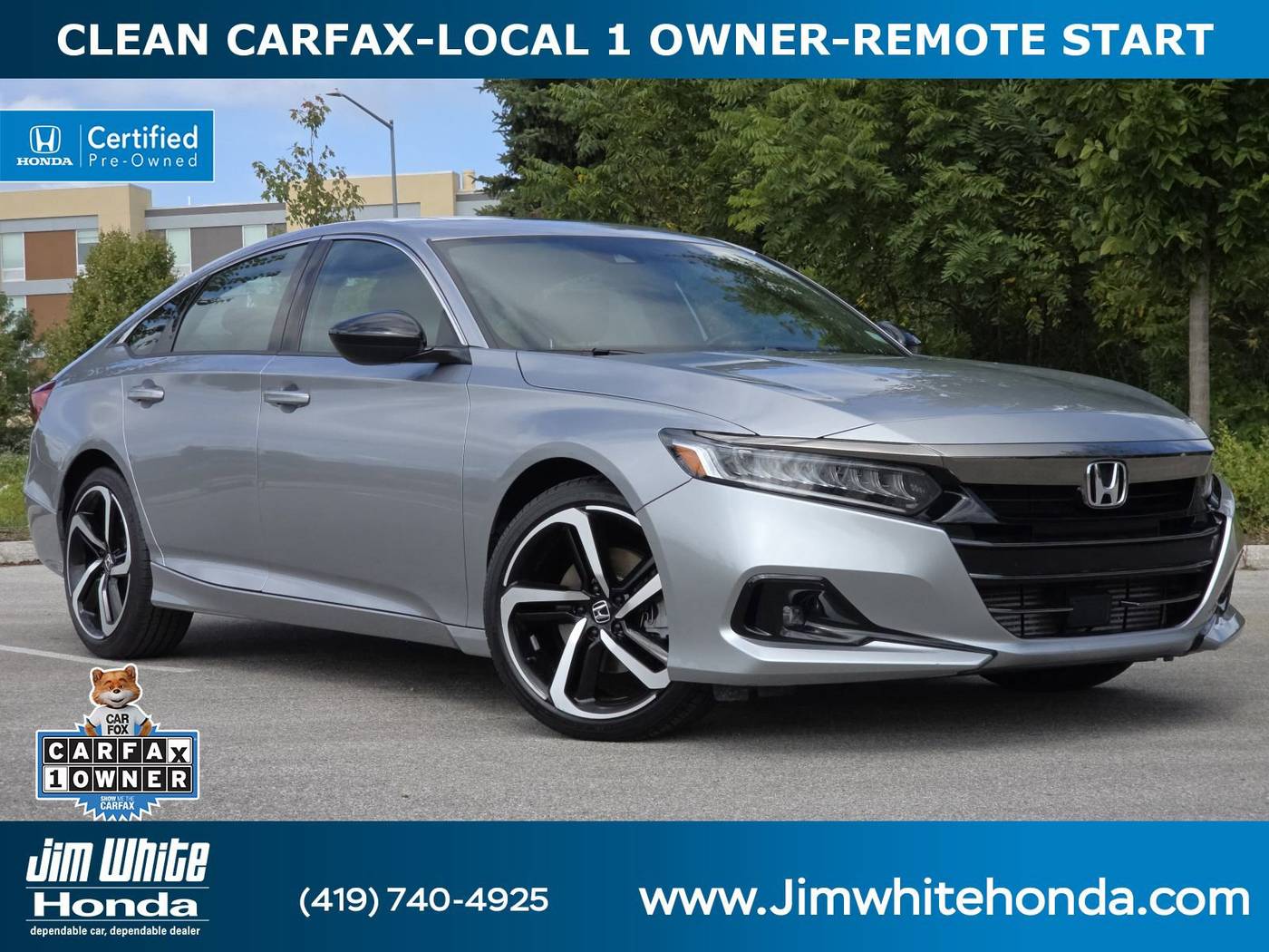 2022 Honda Accord Sport — Sedan — 41,963 mi — Maumee, OH