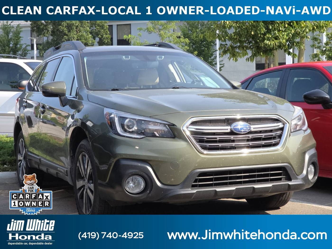 2018 Subaru Outback 2.5i Limited — SUV — 134,566 mi — Maumee, OH