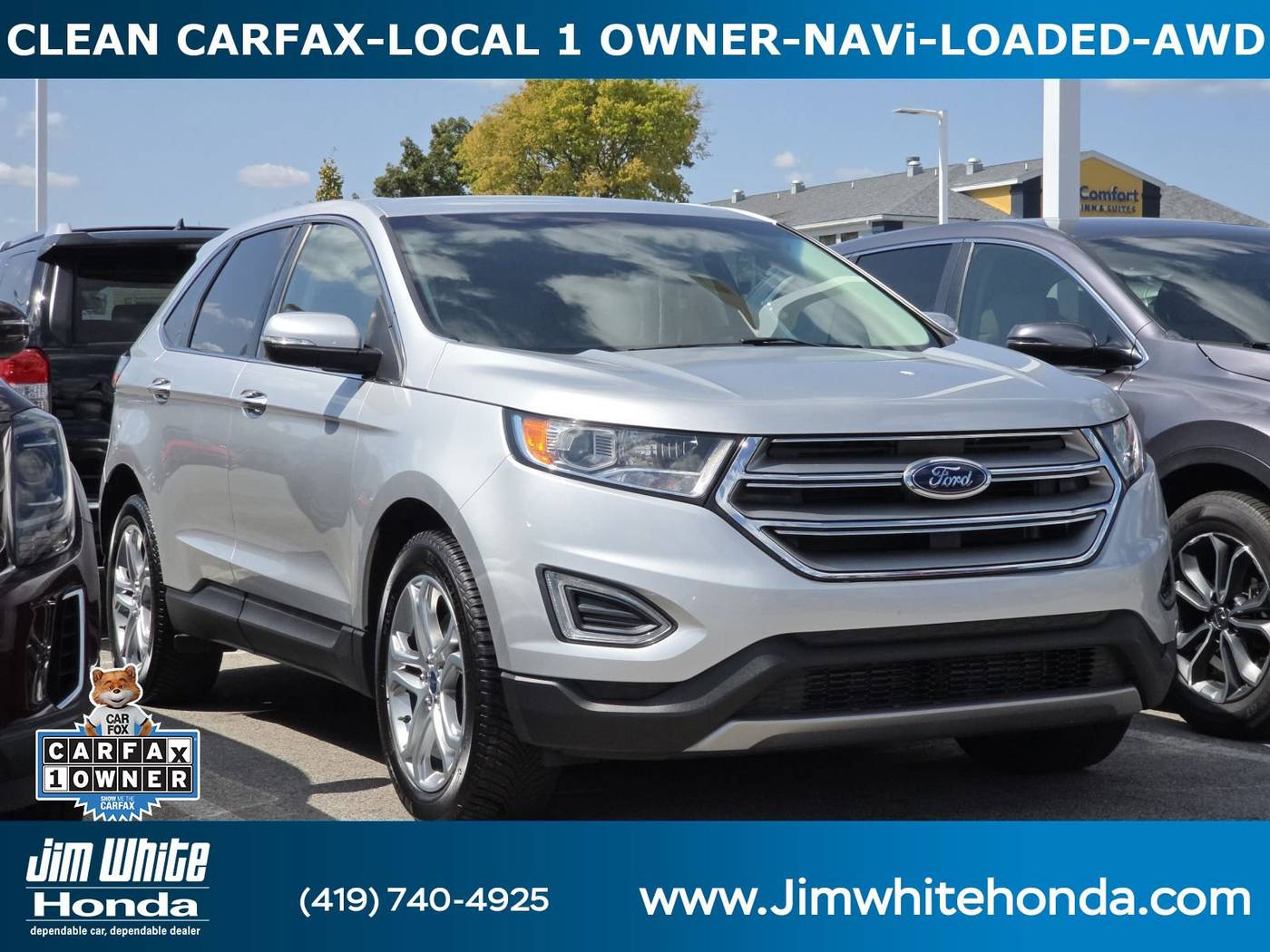 2018 Ford Edge Titanium — SUV — 83,963 mi — Maumee, OH