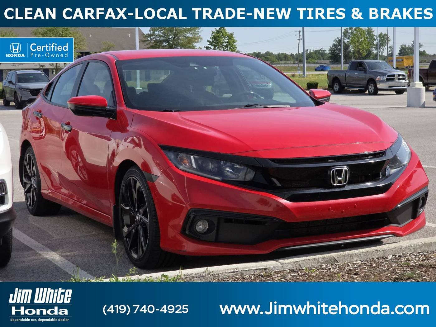 2020 Honda Civic Sport — Sedan — 106,499 mi — Maumee, OH