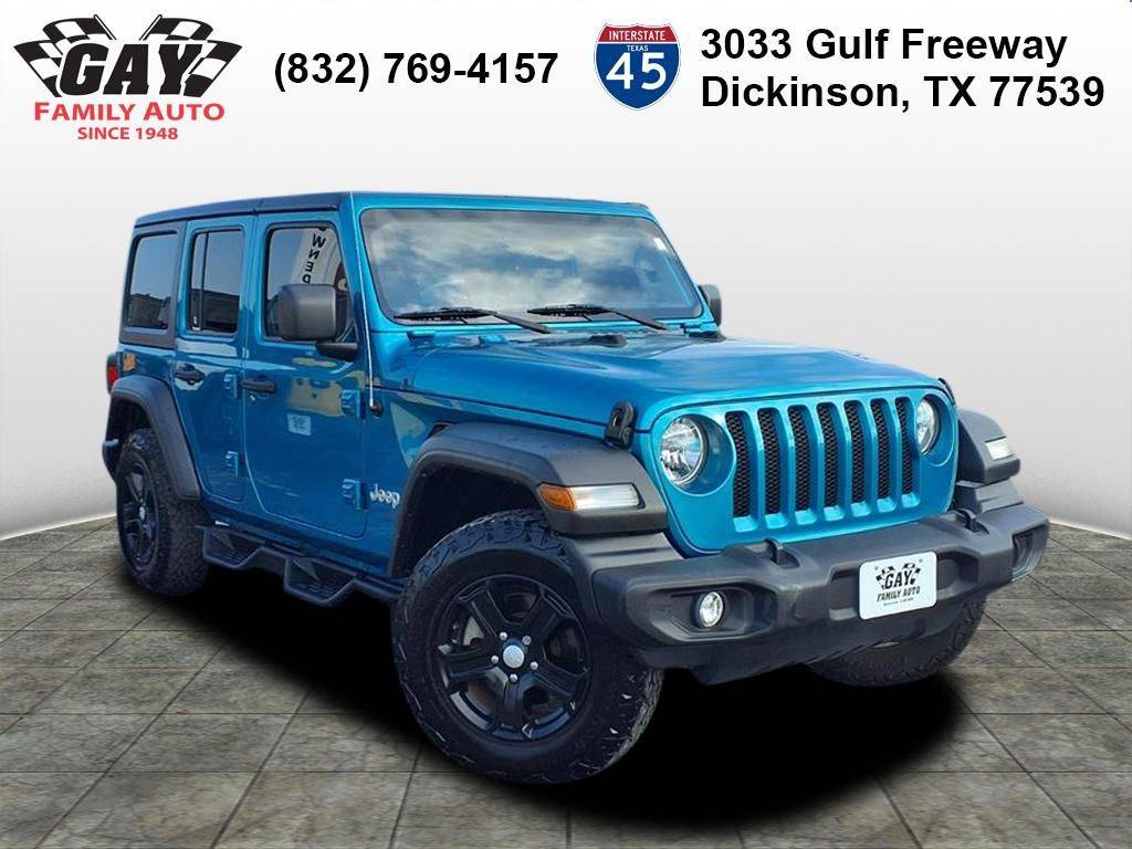 2020 Jeep Wrangler Sport S — SUV — 69,214 mi — Dickinson, TX