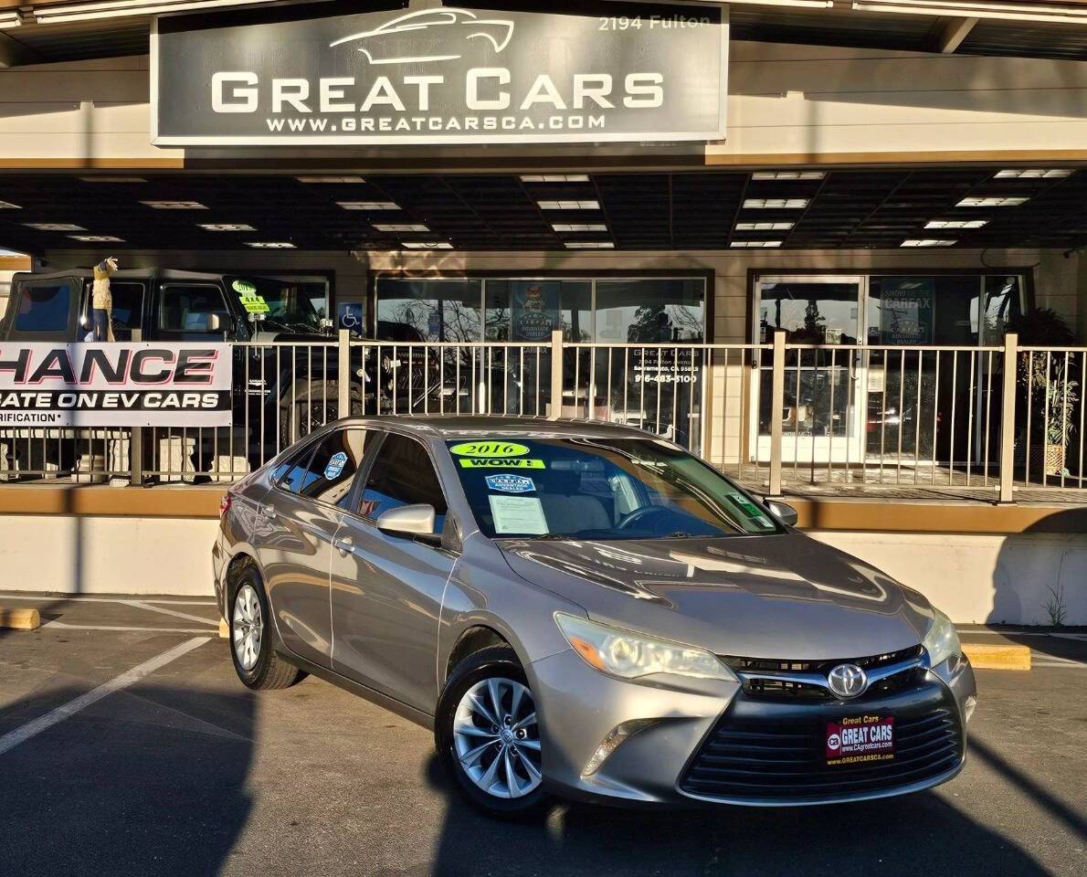 2016 Toyota Camry LE — Sedan — 112,583 mi — Sacramento, CA