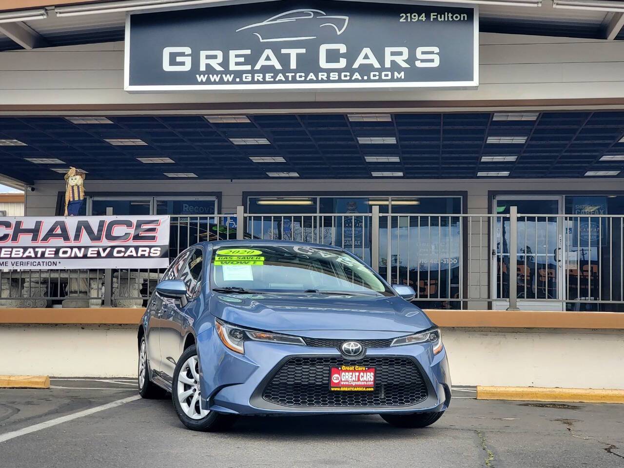 2020 Toyota Corolla LE — Sedan — 98,209 mi — Sacramento, CA